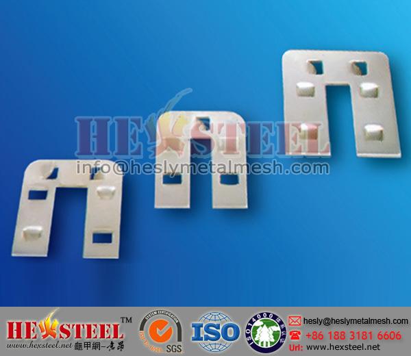 "U" shaped Refractory Anchors, Anchors for Refractory Linings, SS316
