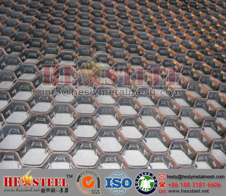 China Flex metal with lances, Flexmetal with bingding holes, Hexsteel for refractory lining supplier