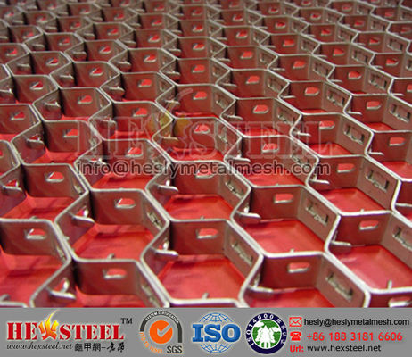 China SS304 Hexsteel Refractory anti-abrasive linings for cyclones| 14Gx1”x2” supplier