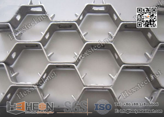 China AISI304H 20X2.0X50mm Stainless Steel Hexmesh With Laces | China Supplier supplier