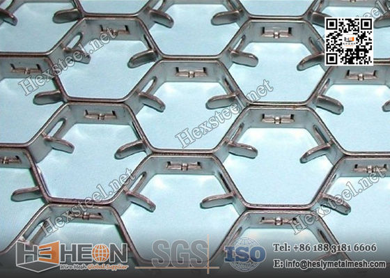 China 1&quot; depth X 16gauge AISI304 Stainless Steel Hexmesh with lances| China Hexmesh Factory supplier
