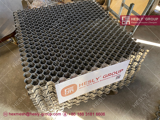 China Hexmetal Refractory Armour Lining | 2.0X30X50mm | Stainless Steel 253MA | Hesly Brand, China Factory Sales supplier