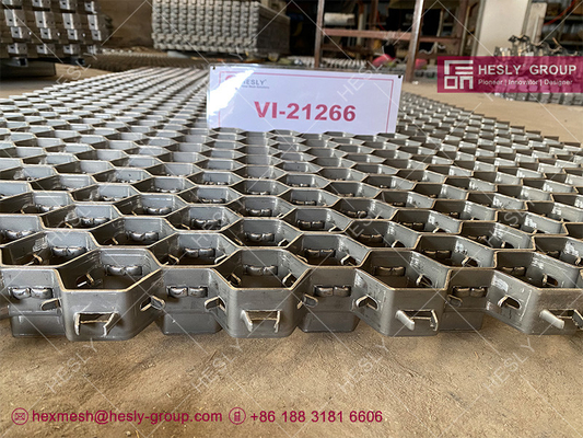 China 310S Stainless Steel Hex Steel for ducts lining | 45mm depth | 50mm hexagonal mesh | 3'X6' | Chinese factory supplier supplier