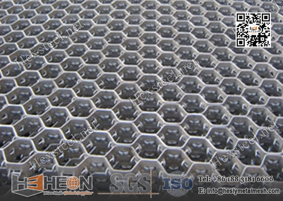 China Exporting AISI309 Hex-Mesh Grating Refractory Lining 19mm height X 1.5mmTHK | China Hex Mesh Supplier supplier