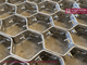 HESLY Hexagonal Mesh 410S Stainless Steel, 10mm strips, 50mm hexagonal hole, Anti-abrasive supplier