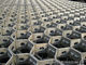 Hex Mesh AISI410s with round Holes 8mm | 20mm height X 2mm thk | 500x500mm | refractory linings supplier