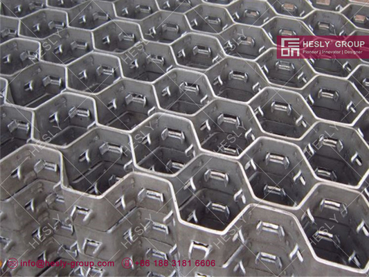 China HESLY Hexagonal Mesh for Refractory Lining | AISI410S stainless steel | 16gague thickness supplier