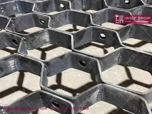 China Inconel 800 hex metal, DIN1.4876 hex grid | thickness 2.75mm, height 25mm, opening 50mm supplier