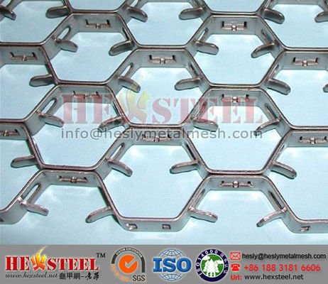 China Metal Hex Grid Refractory Lining, Hex Mesh Grid used for Blast Furnace supplier