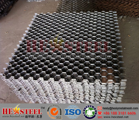 China 309 Hex Mesh Grid Flue Gas Lines, 309 hexsteel, 309 hexmetal supplier