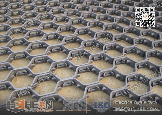 China 20X2.0X50mm Stainless Steel AISI310S Hexmesh With Laces | China Hex Mesh Supplier supplier