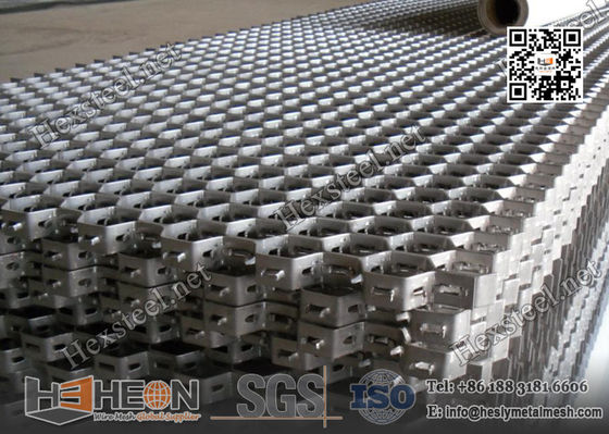 China AISI304 Stainless Steel Hexsteel with lances | 1&quot; depth X 14gauge | China Hexsteel Factory supplier