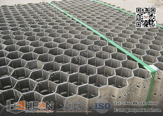 China AISI310S 60mm Depth Hexsteel Grid | 2.0mm Thickness | 36&quot; X 12&quot; supplier