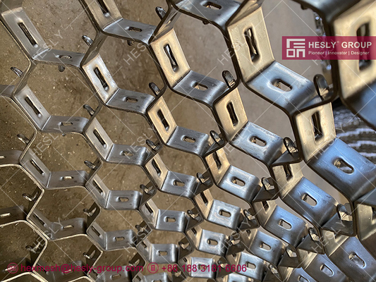 China Stainless Steel 316 Hexmetal | 1&quot;X14GA | 3' strips | 10' length | 2&quot; hexagonal hole | China Factory Hesly supplier