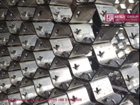 China 304H Hex-Mesh For Refractory Duct Linings | 50mm deep | 14ga thickness | 95X100cm - HESLY China Factory supplier