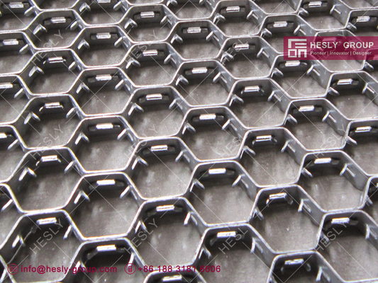 China Hexmetal Refractory Armour Lining | 2.0X25X50mm | Stainless Steel 304H | Hesly Brand, China Factory Sales supplier