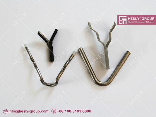 China V anchor | Stainless steel TP 310 | 3/16&quot; DIA |  both ends with 45° angle | Length A= 4&quot; | Hesly Metal Mesh - China supplier