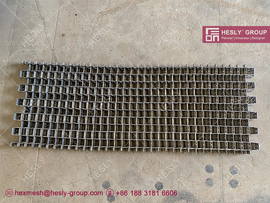 China Flex Metal Refractory Lining | 410S | 2X25mm strip | 3.0mm steel rod | 1&quot; hole | Hesly Brand | China Plant supplier