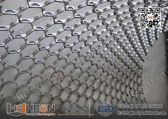China AISI410S Hexagonal Mesh Grating for Ducts and Flue Gas Lines | 10X1.0X45mm | China Exporter supplier