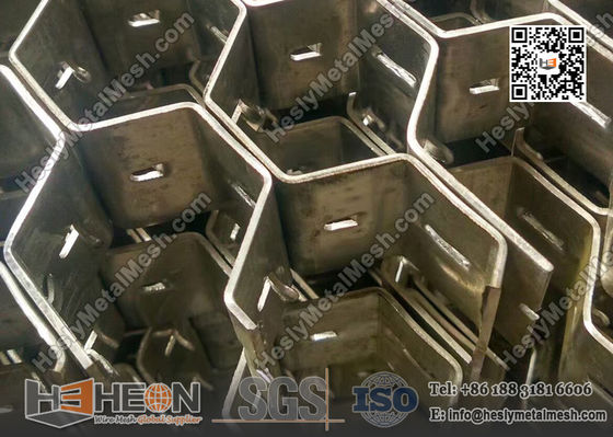 China Hex-Mesh Refractory Lining Stainless Steel 310S 3/4&quot; depth, 16gauge thickness | China Exporter supplier