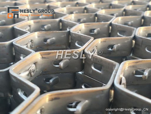China Inconel 800 hex metal, DIN1.4876 hex grid | thickness 2.0mm, height 19mm, opening 48mm supplier
