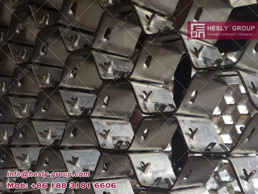 China 310S hex steel grid with 50mm standard thickness | standard size 1000x1000mm | HESLY supplier