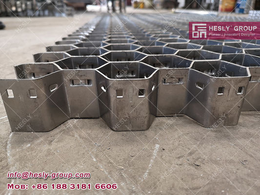 China China Hex-mesh supplier | ss310 stainless steel hex steel | thickness 2.0mm, height 19mm | standarded size 3’x10' | supplier