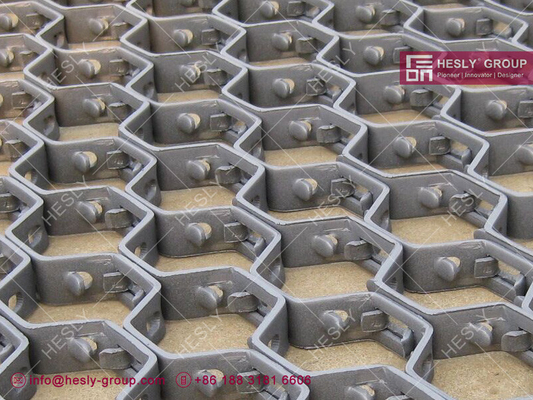 China 1inch depth Hexmesh for refractory linings | 960mm width | 304H alloy material for exporting supplier