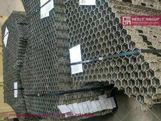 China AISI304H Hex Mesh with lances for Refractory Lining | 3/4&quot; height | 14gauge thickness | Hesly Metal Mesh - CHINA supplier