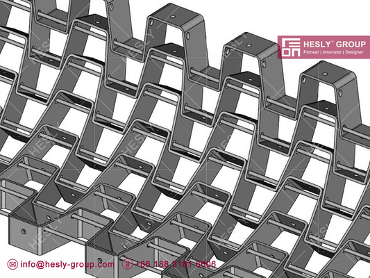 China Flex Metal Refractory Lining | AISI 310S | hexagonal cellular mesh grating | Hesly Metal Mesh - China supplier