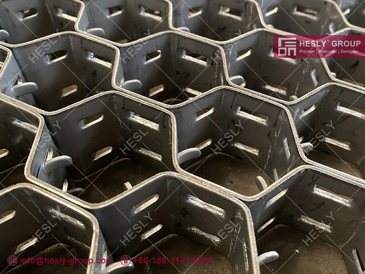 China 410S stainless steel hexagonal Mesh | Double Clench Bonding | 14gaX2&quot;X1-7/8&quot; | HESLY Brand | China Factory Sales supplier