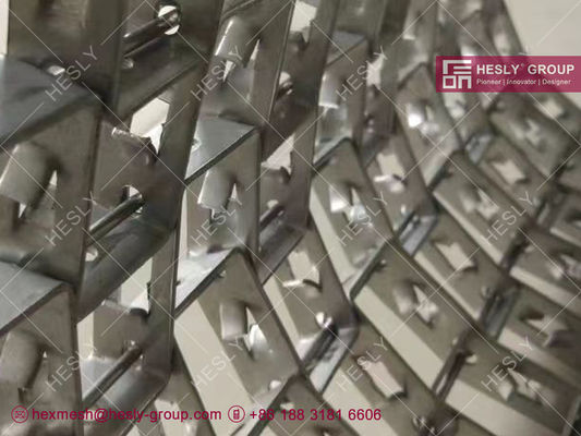 AISI309s Flexible Metal Mesh  for Refractory Lining | 3/4" height | 14gauge thickness | Hesly Metal Mesh - CHINA supplier