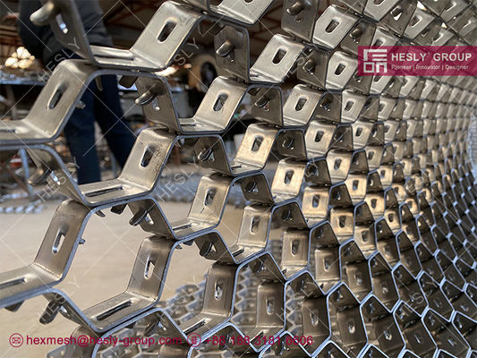 AISI310S 1" Depth Hexsteel Mesh | 2.0mm Thickness | 36" X 120" supplier