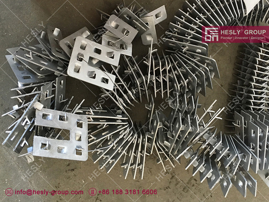 Stainless Steel Refractory V Anchors, 304 SS Rod Formed Anchors / Studs, 6.0mm supplier