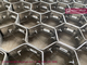 Fan Housing Refractory Hex Mesh, Lance type, 3/4&quot; depth strips, 2&quot; hexagonal hole - HESLY China Factory Exporter supplier