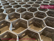 Stainless Steel Hex Steel Furnaces Holder Lining | 45mm thickness | 2.0mm strips | 2&quot; hexagonal mesh | HESLY China supplier