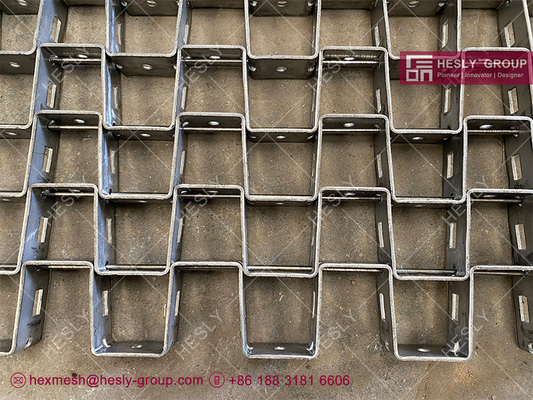 Flexible Metal Mesh Refractory Lining | 14ga thickness | 1&quot; deep | 1000X1000mm | HESLY Brand | China Factory supplier