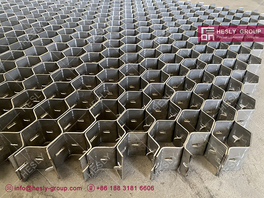 Stainless Steel 304 Hesley Hex Mesh | Chinese Brand Hesly | Offset Lances | 3ft X 8ft | 2.0mm strips | Good price supplier