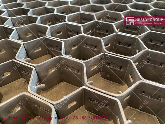 AISI316 Hex Metal lances type | 40mm Depth X2.0mmTHK | China Stainless Steel Hexmetal Factory supplier