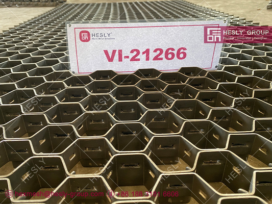 410S Hex steel mesh | 30mm depth | 2inch hexgonal hole | lances type | 3ft by 6ft sheet | Hesly China factory sales supplier