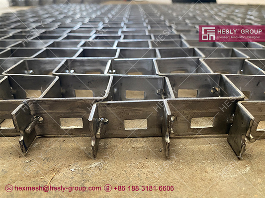 Flex Mesh for Cyclones of the FCC units in Oil refinery | 2.0X25mm | 37mm hole | 1mX1m | Hesly Metal Mesh China supplier