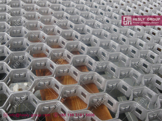 Stainless Steel SUS304 grade Hex Metal Grating for refractory line | 2X30X50mm | Hesly Brand, China Manufacturer supplier