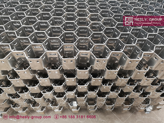 Stainless Steel 304H Hexmesh, 3/4&quot; height, 14gauge thickness, 2&quot; hexagonal hole, 3ft width, 6ft length, China Factory supplier
