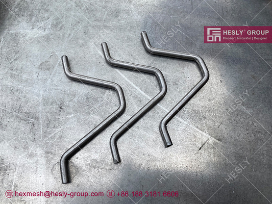 SS304 Refractory Steel Rod Anchor, 6.0mm diameter, V shaped, Castable refractory Stabs, Hesly Hexmesh China factory sale supplier