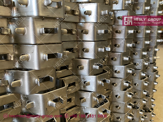 Inconel 601 tortoise shell mesh,  hex grid for refractory linings | thickness 2.0mm, height 19mm, opening 48mm supplier