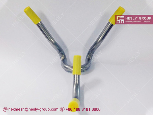 V anchor | Stainless steel TP 310 | 3/16&quot; DIA |  both ends with 45° angle | Length A= 4&quot; | Hesly Metal Mesh - China supplier