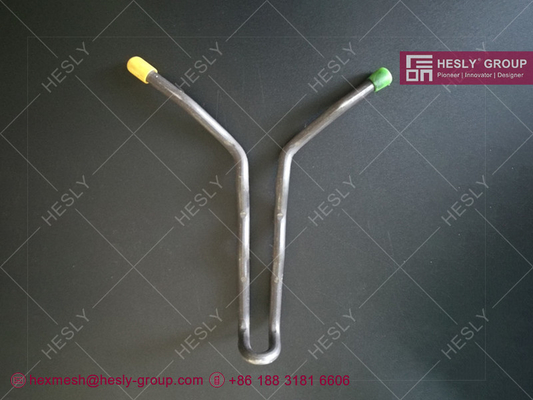 V anchor | Stainless steel TP 310 | 3/16&quot; DIA |  both ends with 45° angle | Length A= 4&quot; | Hesly Metal Mesh - China supplier