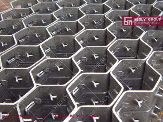 1.5x15x50mm, 410s materal|  HESLY™ Clinched with Bonding Hole, Without Protruding Lances HexMesh | 1mX2.0m | supplier