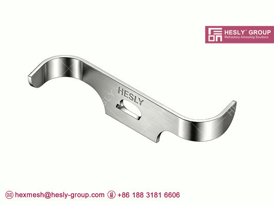 S-Bars Hex Mesh anchors | Type S Hexalt Anchor | 2.0mm thickness| ss316 | Punch Tabs for Cyclones FCCU supplier