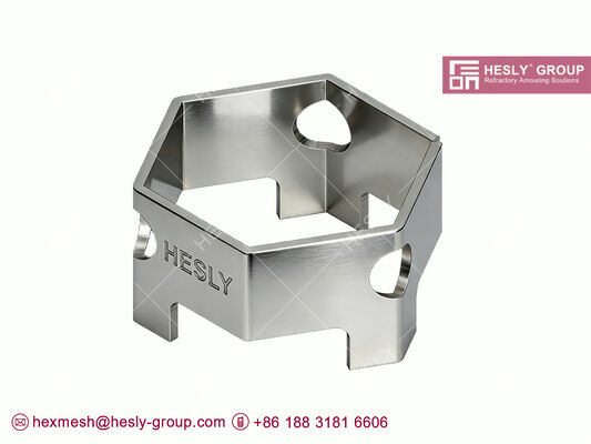 Refractory Hexcell Anchors for FCC Regenerator Cyclones, Stainless Steel 304H, 14gauge thickness, 50mm hexagonal supplier